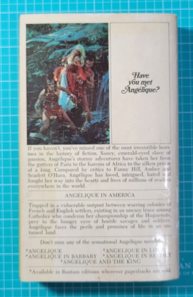 The Countess Angelique by Sergeanne Golon Paperback VG 1969 2nd Printing