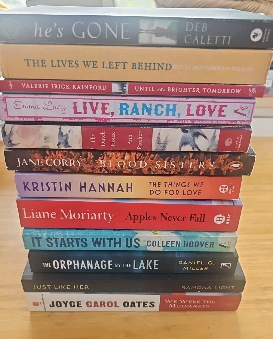 Book Lot 12 PB Colleen Hoover Kristin Hannah Liane Moriarty Ann Patchett