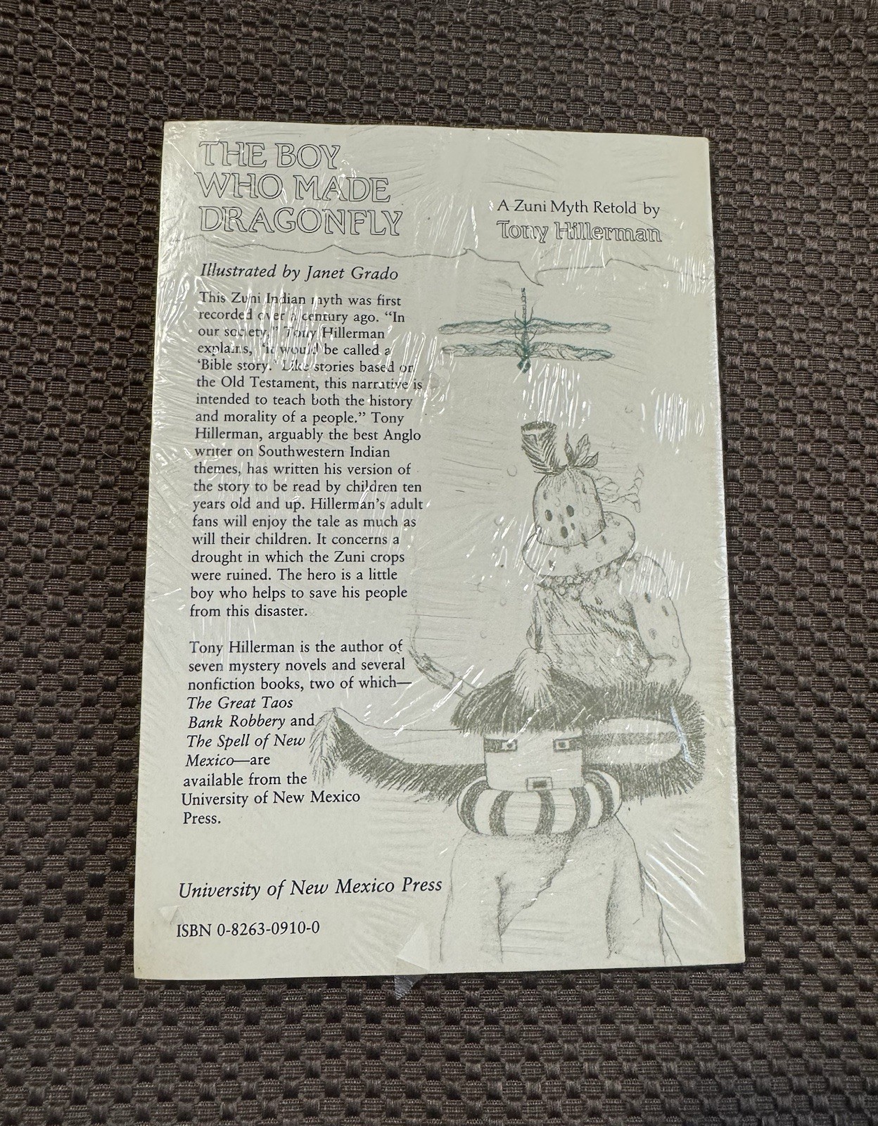 NEW in Shrinkwrap! The Boy Who Made Dragonfly: A Zuni Myth Retold Hillerman 1986