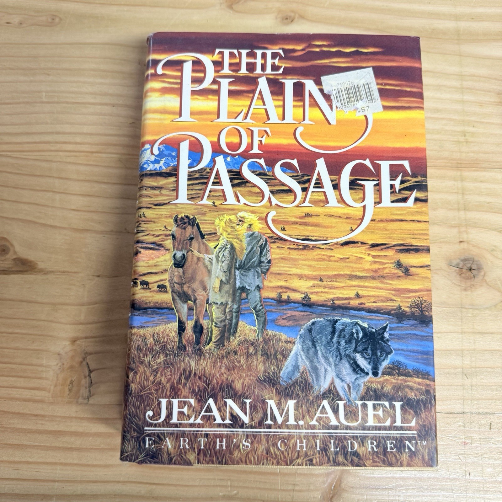 Jean M Auel Earths Children Hardcover Lot Mammoth Hunters Plains Passage READ