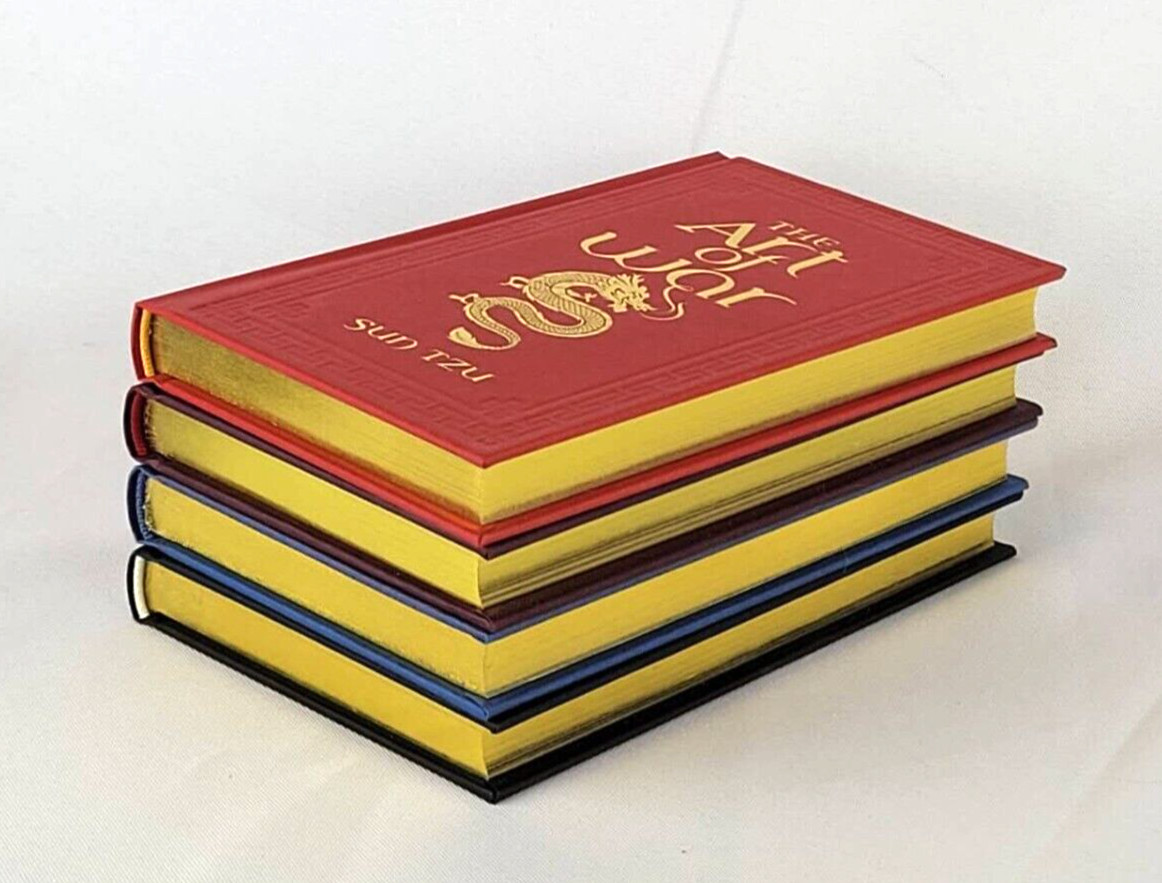 The Art of War, Five Rings, Way of Samurai, Egyptian Book of Dead Book set *New*