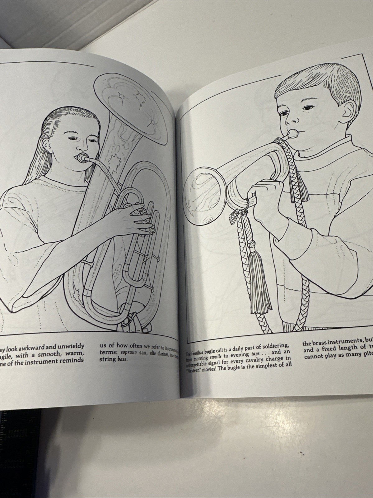 Dover Coloring Book Musical Instruments Ellen J. McHenry Paperback
