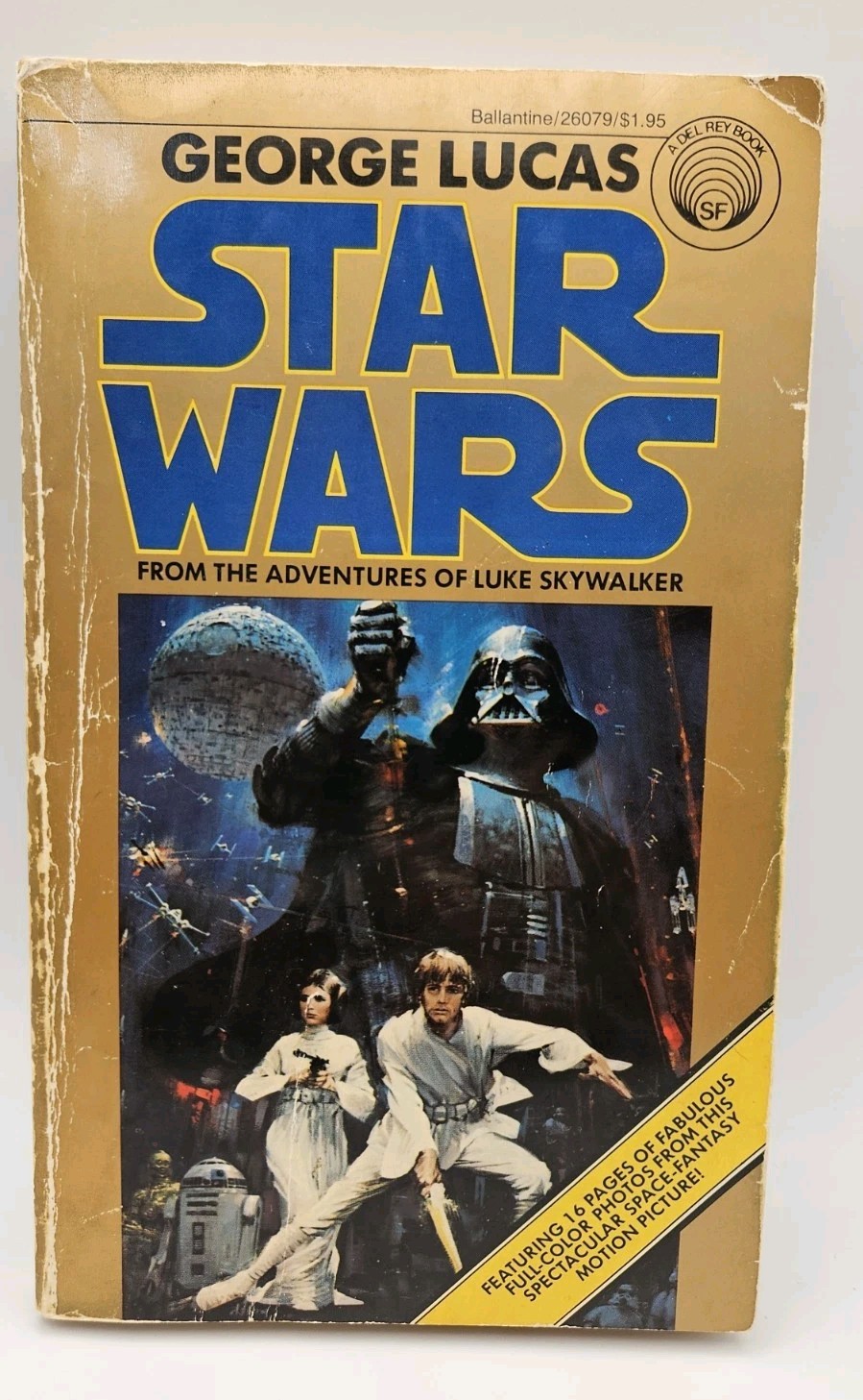 STAR WARS George Lucas 1st Ed 2nd Printing DEL REY 1976 1977 POCKET BOOK PB VTG