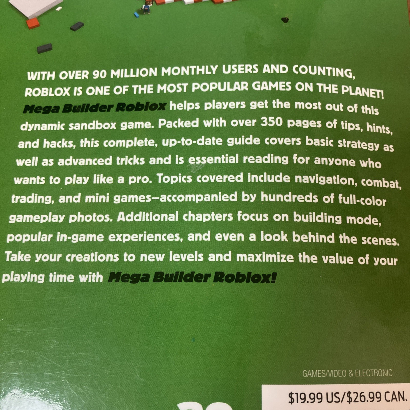 MEGA BUILDER A Complete Guide to Roblox Book Over 350 Pages