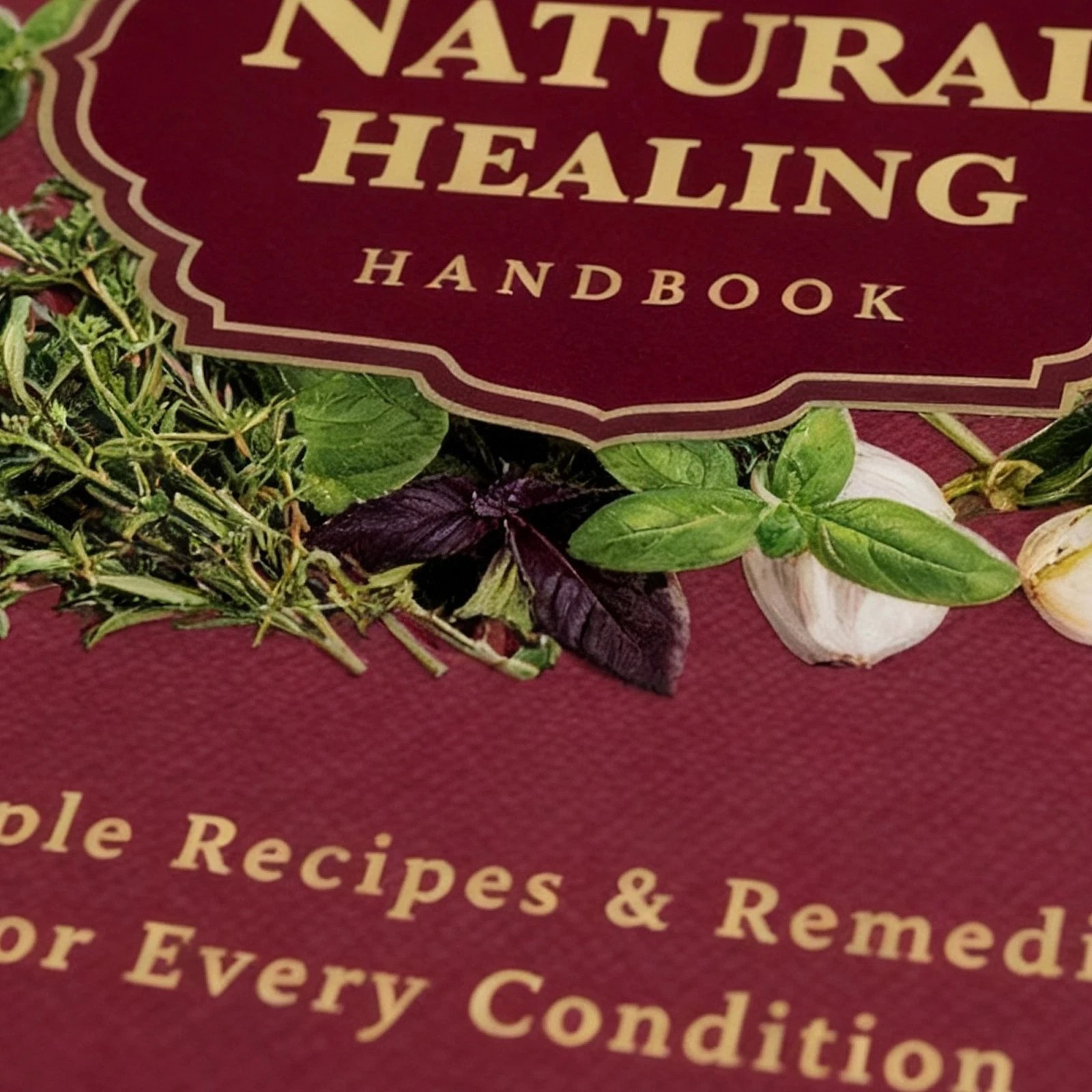 The Natural Handbook Bound For Herbal Remedies And Natural Recipes By Ancient TL