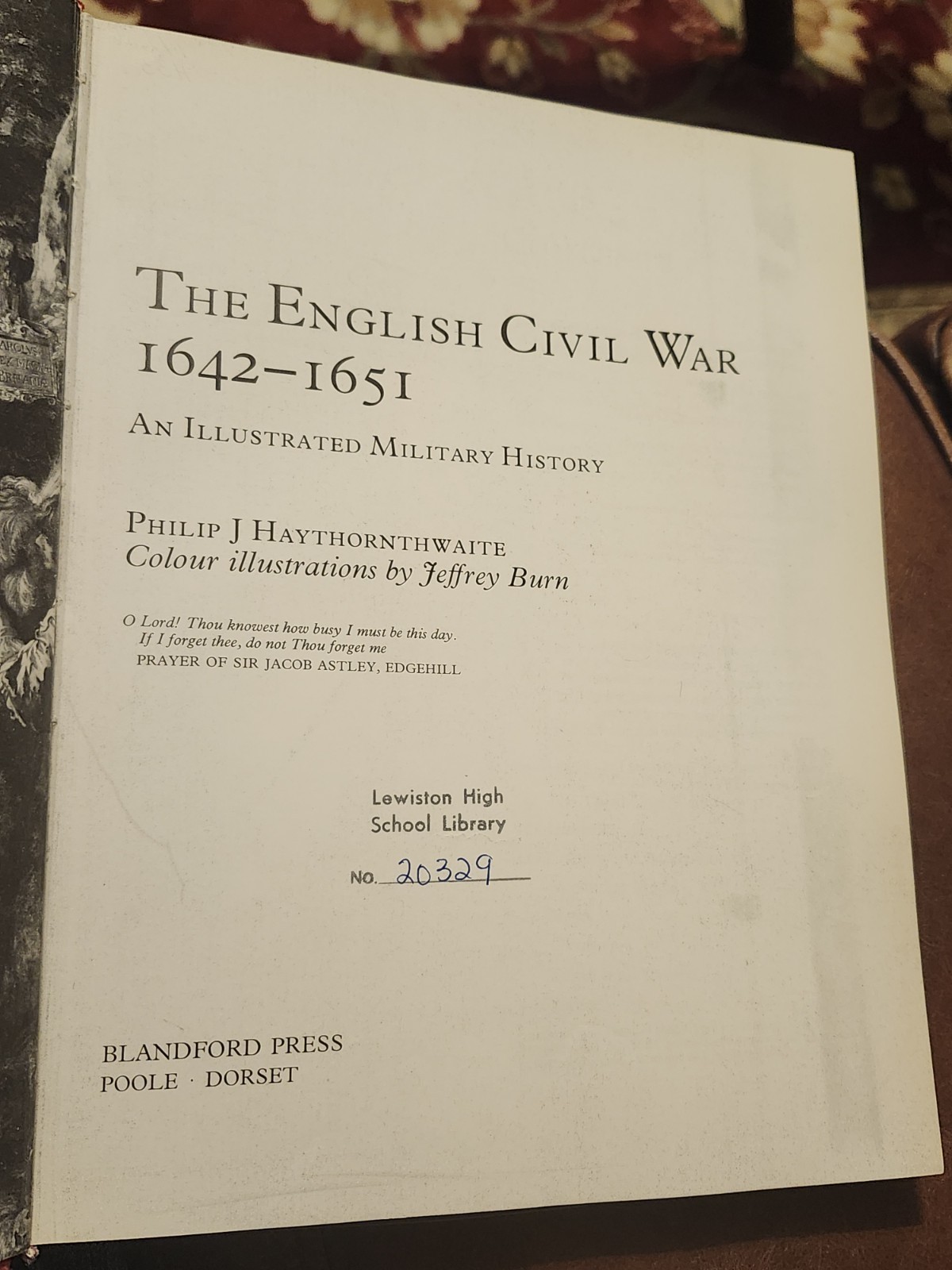 The English Civil War, Illustrated Military History, by Haythornthwaite, Color