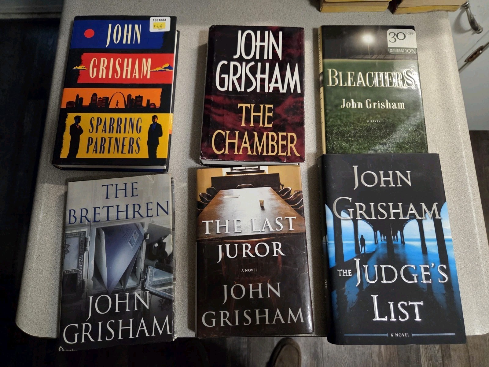 John Grisham. Lot Of 6 Hardcover Legal Crime Thriller