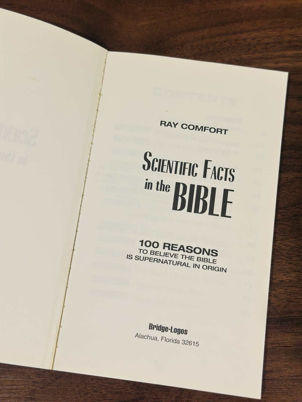 Scientific Facts in the Bible by Ray Comfort (Bridge-Logos, 2001, Mass Market)