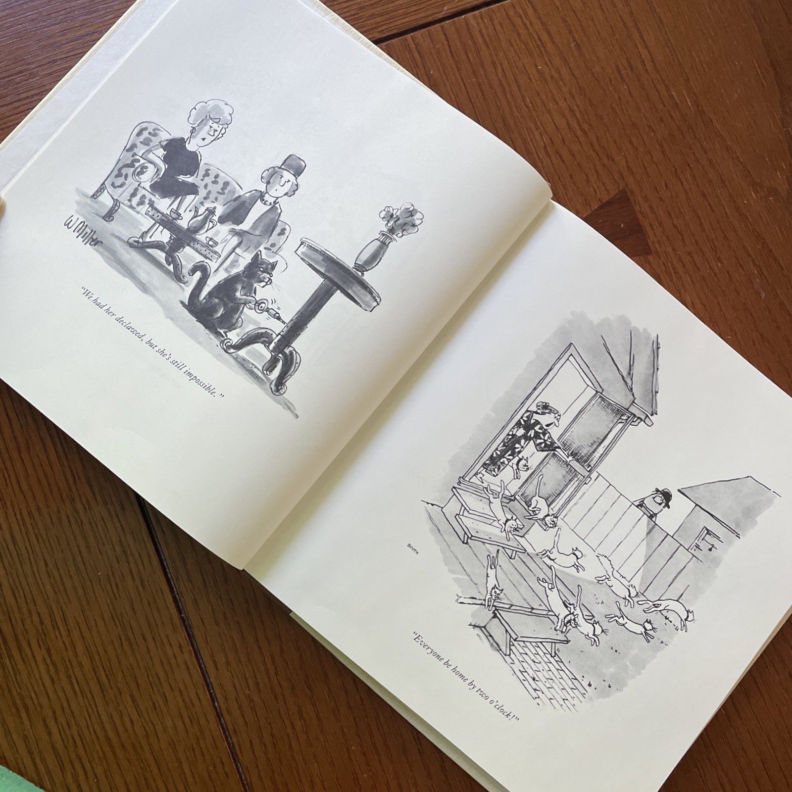 First Edition 1990 The New Yorker Book of Cat Cartoons 104 Pages Feline Humor