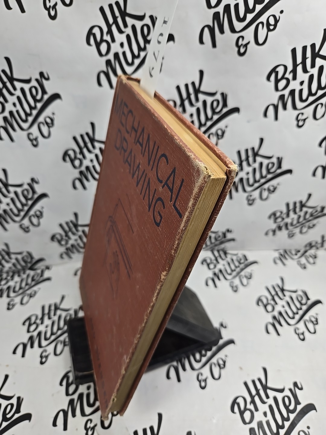 Vintage 1940 Mechanical Drawing by French Hardcover Book