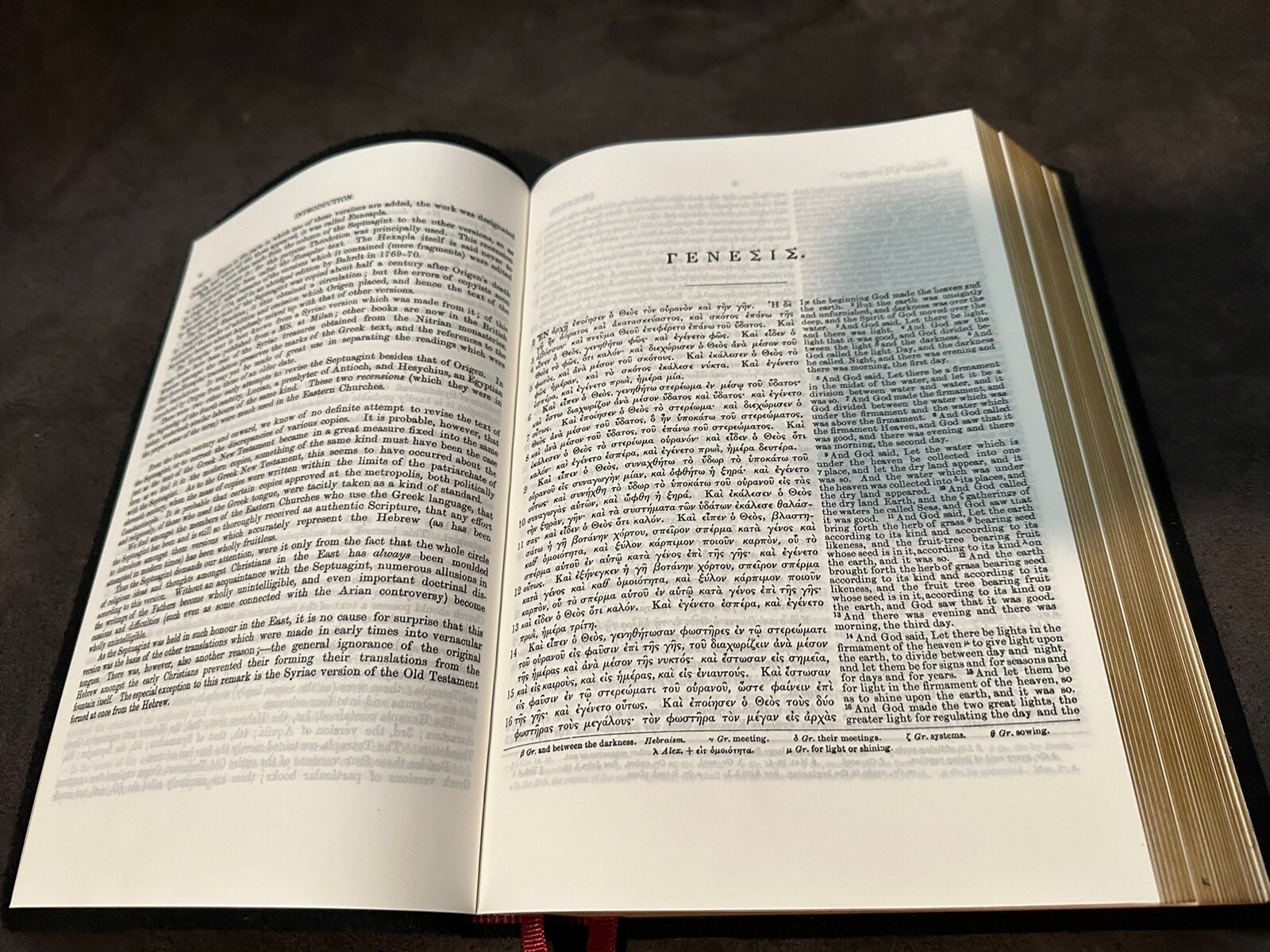 septuagint with apocrypha greek and english Brenton Leather LXX
