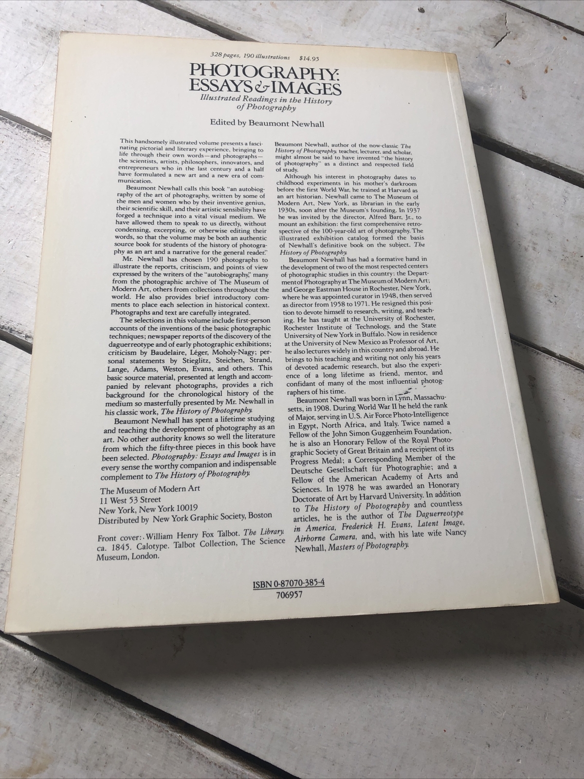 Photography Essays & Images History of Photography Illustrated Reader