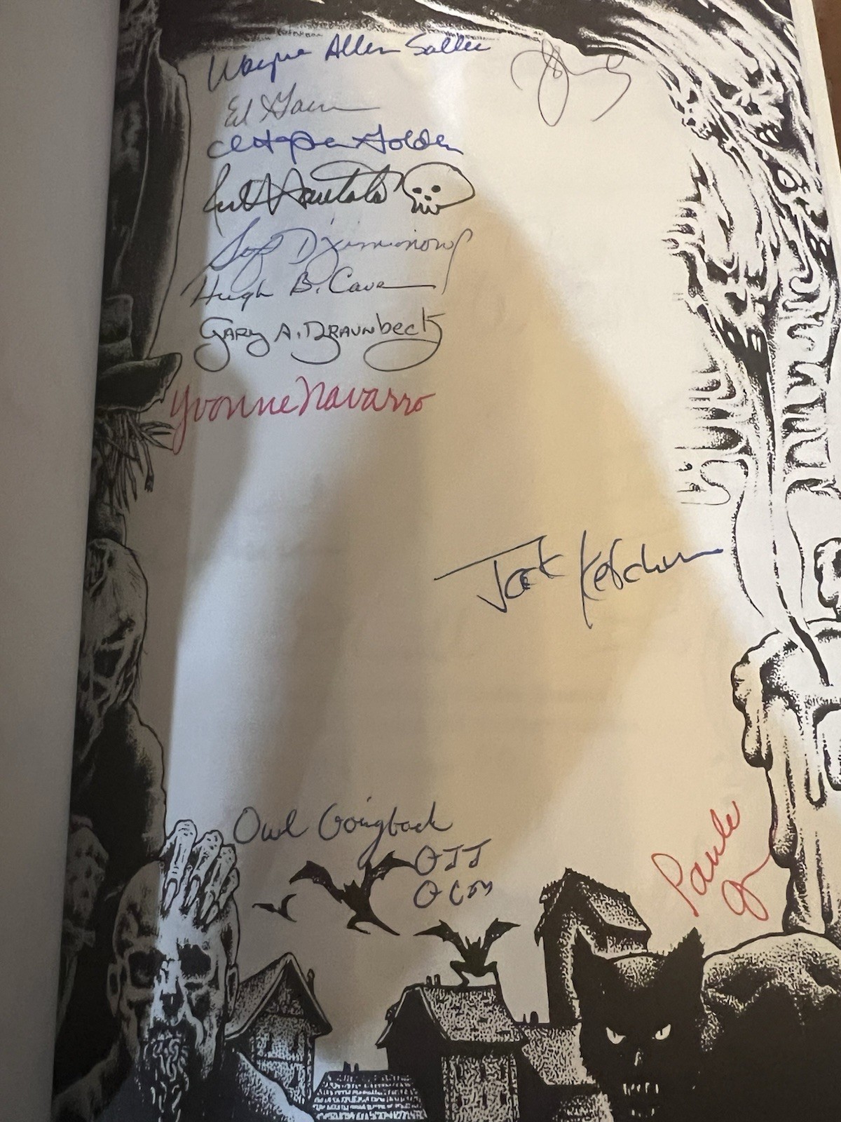 October Dreams: A Celebration of Halloween HC Dust Jacket 1st Ltd Signed #50