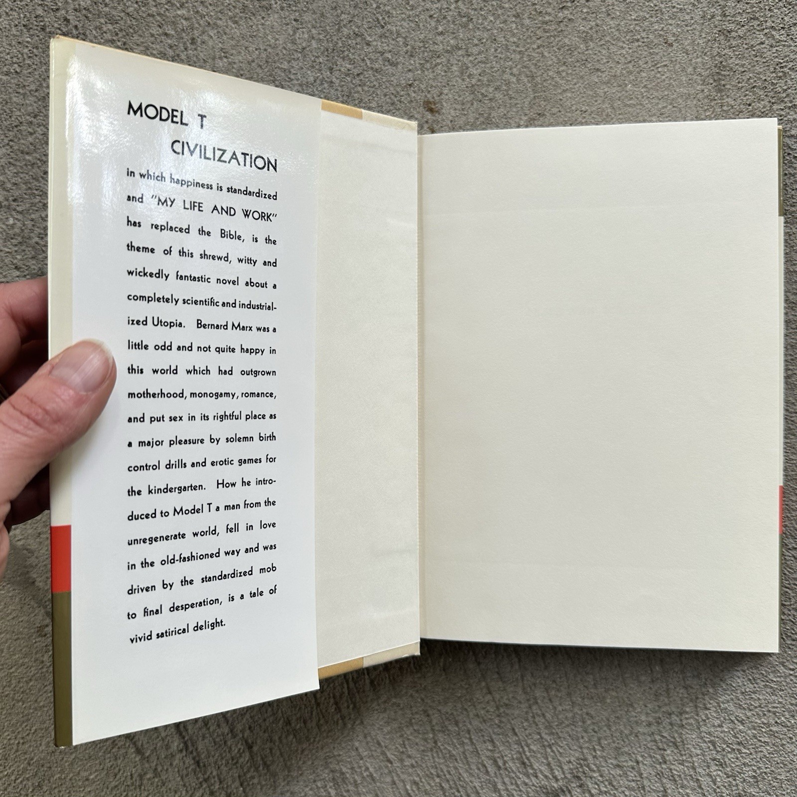 Brave New World, Aldous Huxley Hardcover First Edition FACSIMILE , 2002