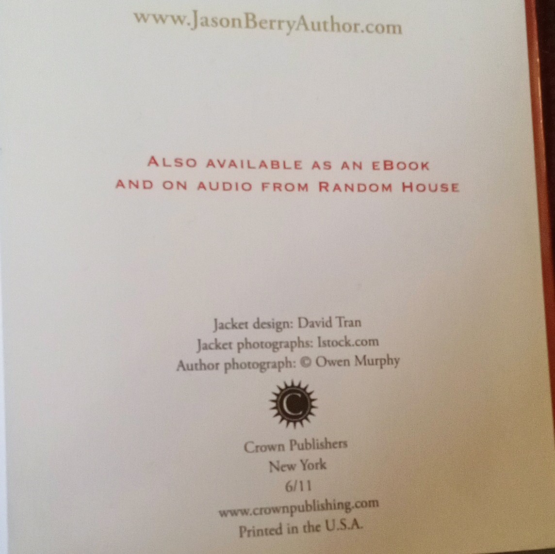 Jason Berry Render Unto Rome 2011 Crown/Archetype HC Dust Jacket 1st Ed.
