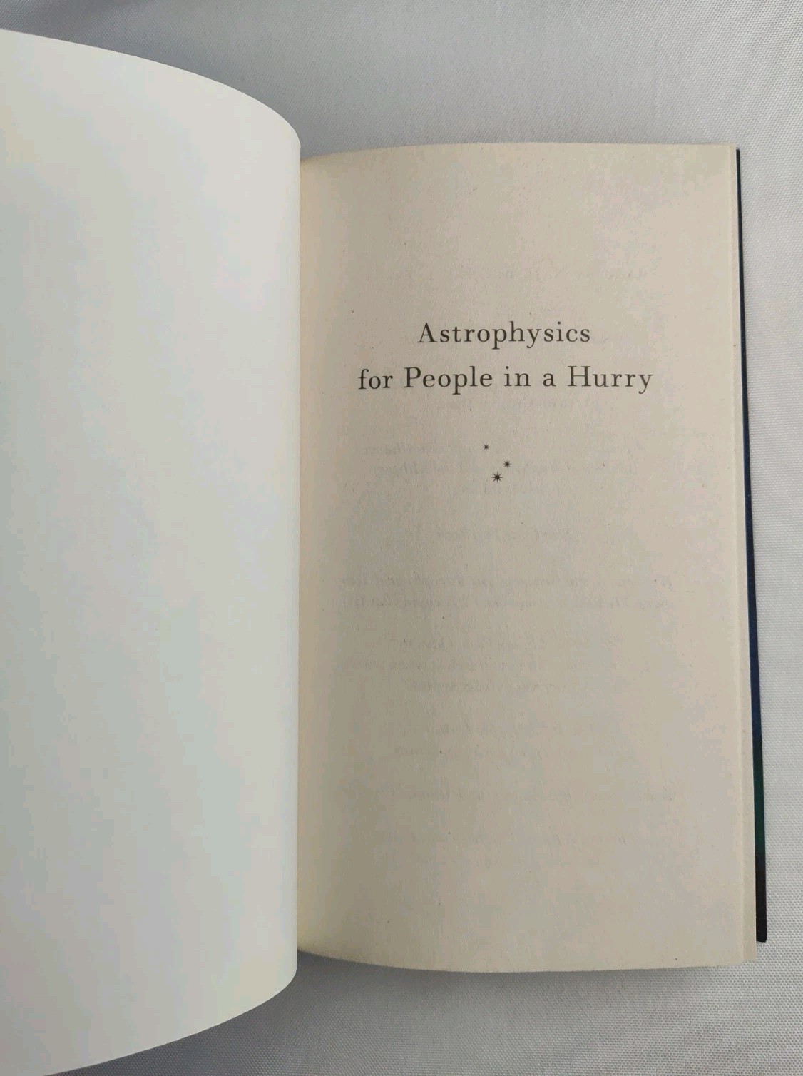 SIGNED Neil deGrasse Tyson Autographed Book – Astrophysics for People in a Hurry