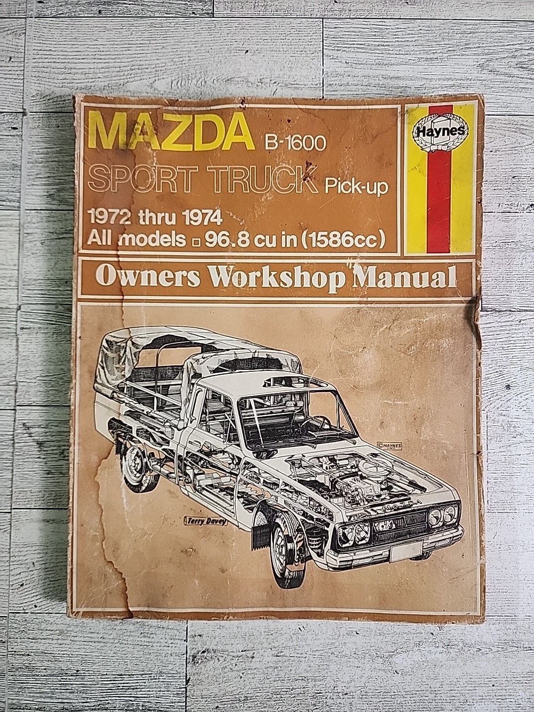 Haynes Mazda 1972-1974 Sport Truck B1600 Owners Workshop Repair Manual Car Auto