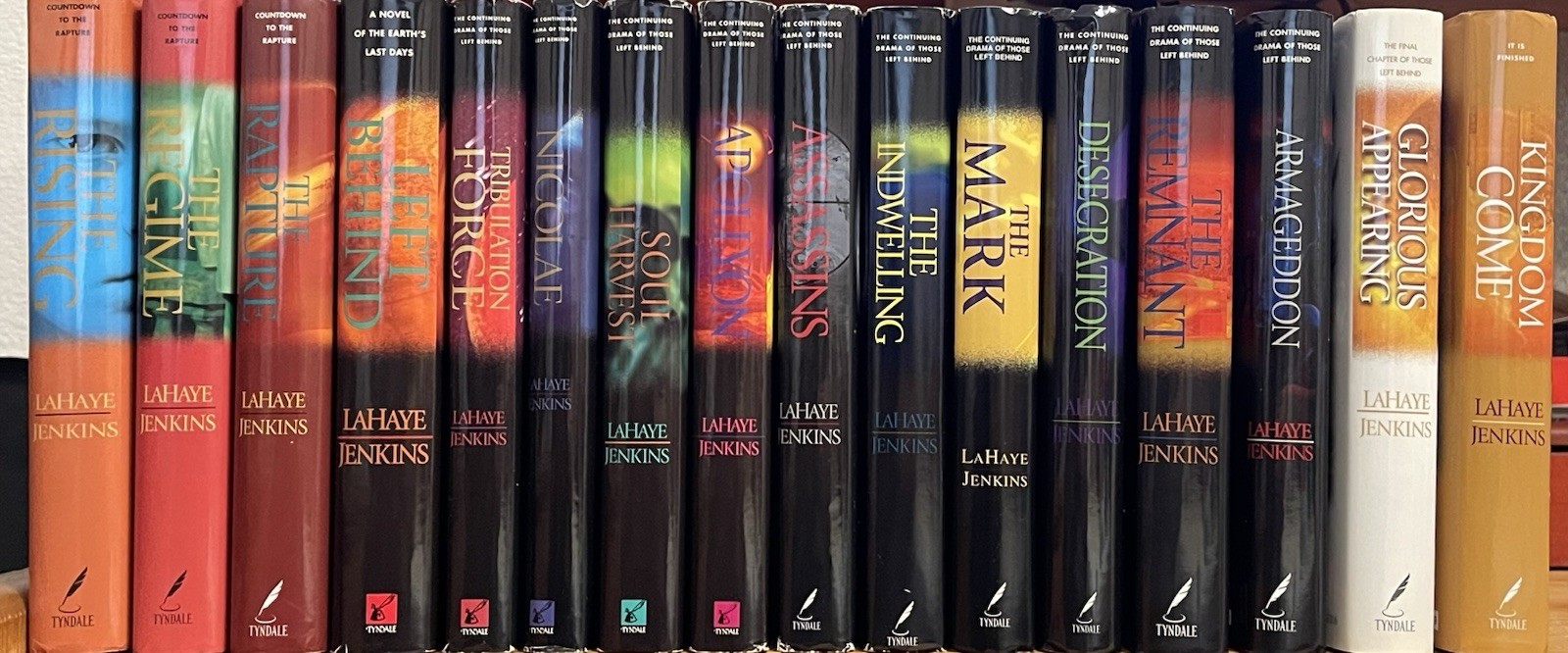Tim LaHaye & Jerry B. Jenkins Left Behind Series Hardcover Book Club Editions