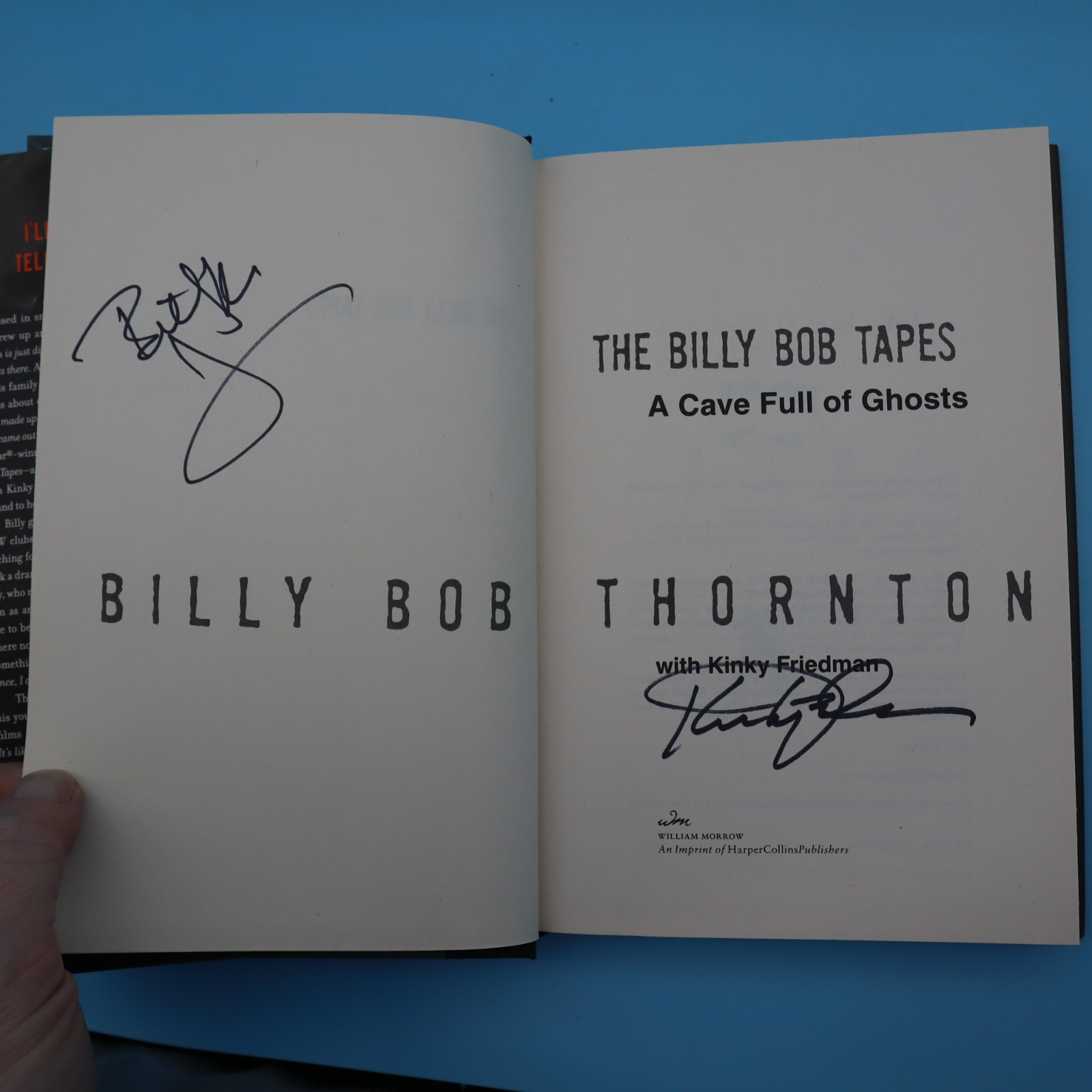 Billy Bob Thornton AUTOGRAPH Signed THE BILLY BOB TAPES 1st Edition 2012 HC DJ