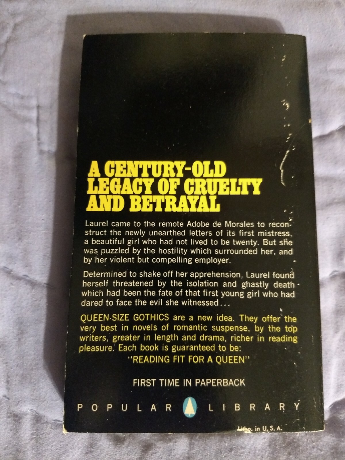 THE CORRESPONDENT by RUTH SHIMER=QUEEN-SIZE GOTHIC PB=EERIE HORROR/SINISTER EVIL