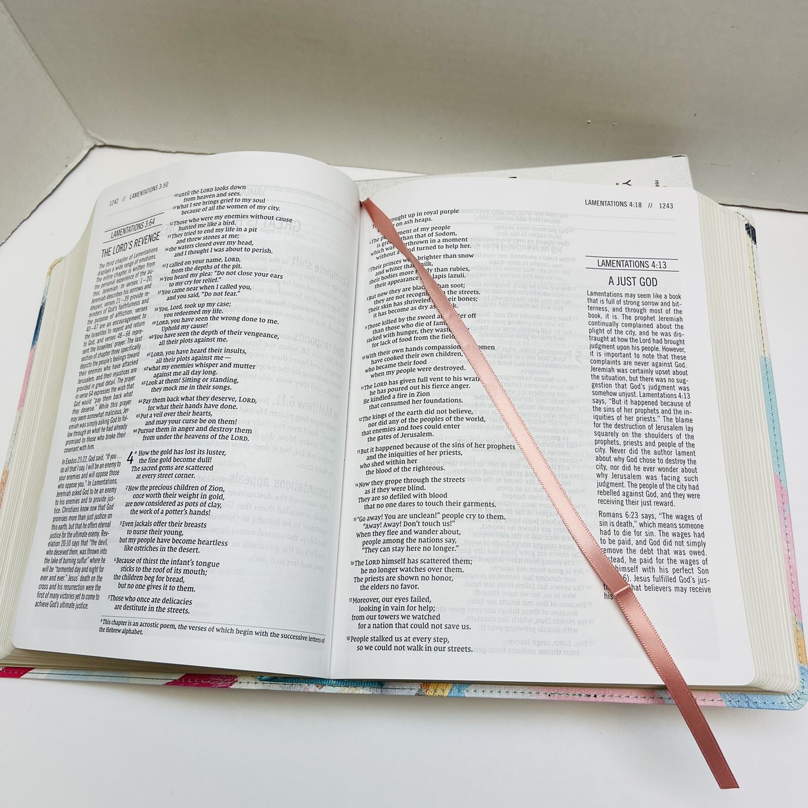 New The Jesus Bible NIV MultiColor Teal Leathersoft Comfort Print Ribbon Boxed