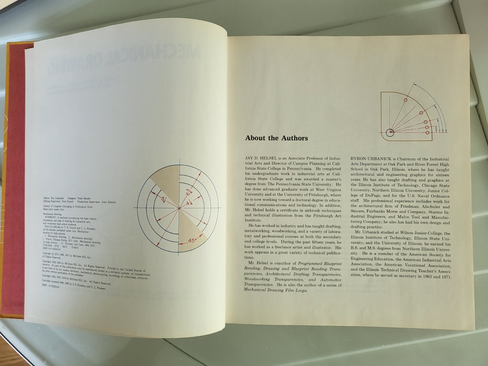 Mechanical & Technical Drawing Hardcover Text Books – Lot of 5