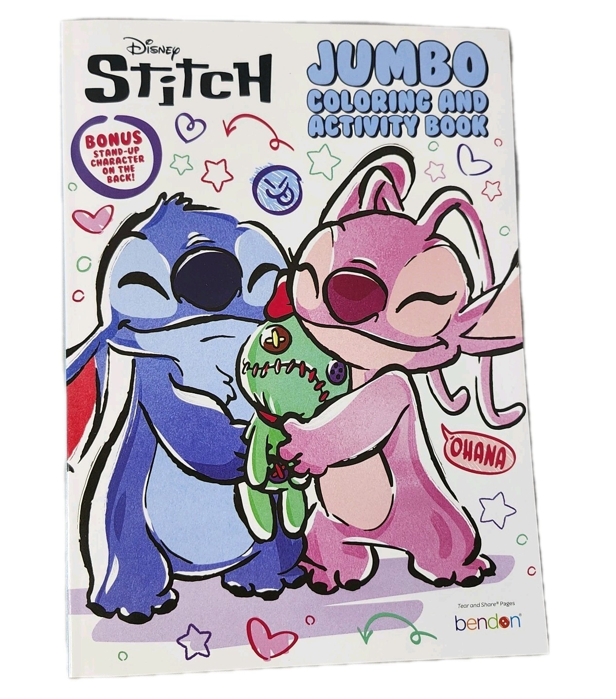 Set of 2 Disney Pixar Toy Story Buzz Lilo & Stitch Alien Color Coloring Book Lot