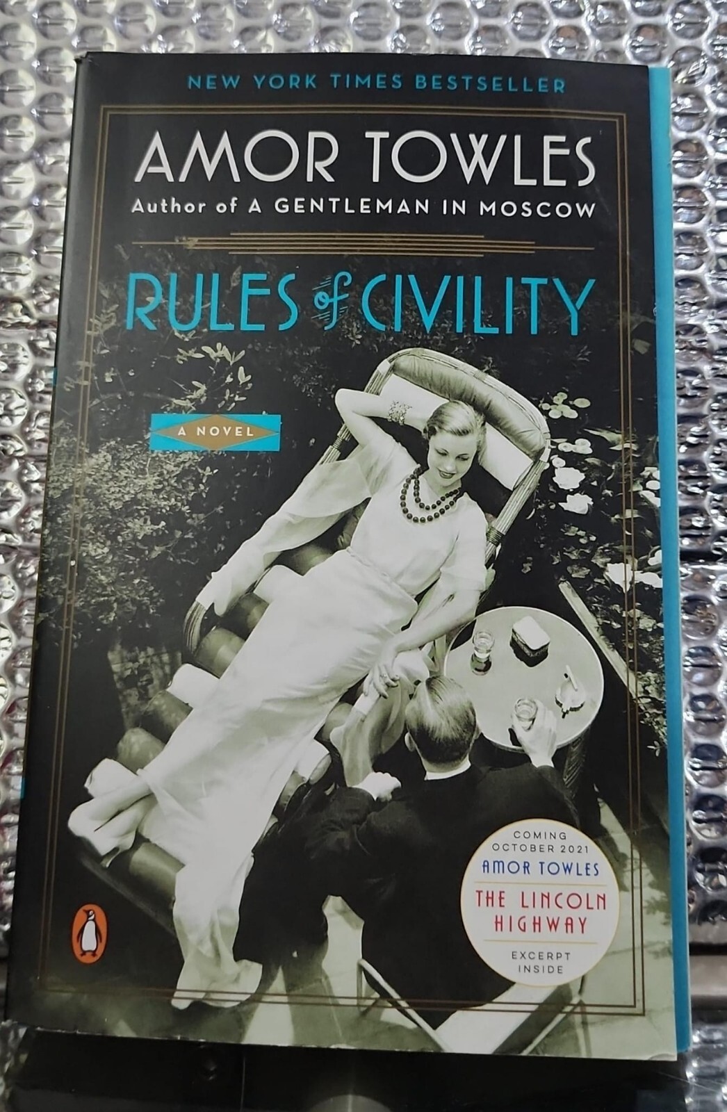 RULES OF CIVILITY A NOVEL PAPERBACK