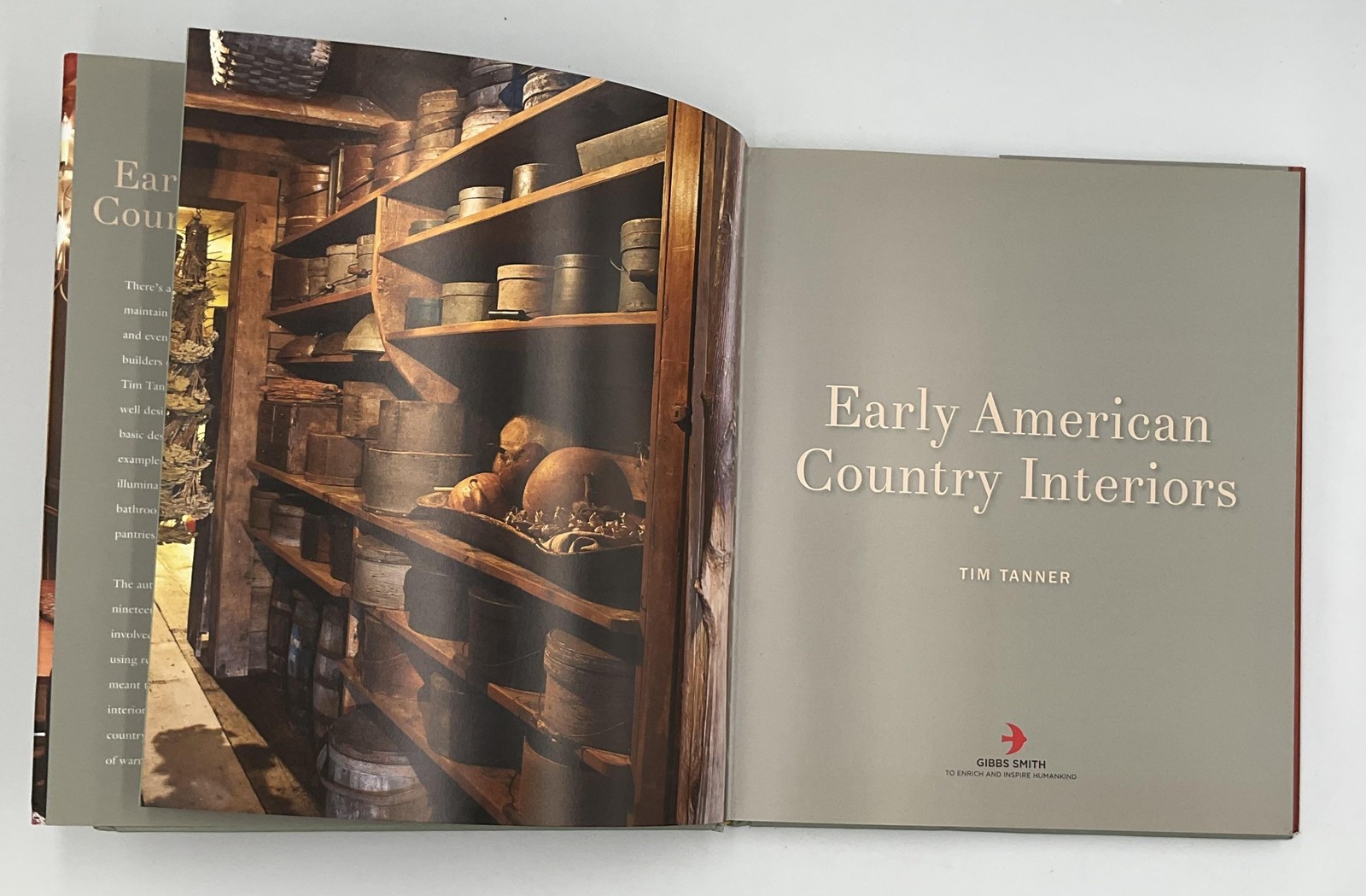 Early American Country Interiors Tim Tanner HC DJ Gibbs Smith 2013 Hong Kong