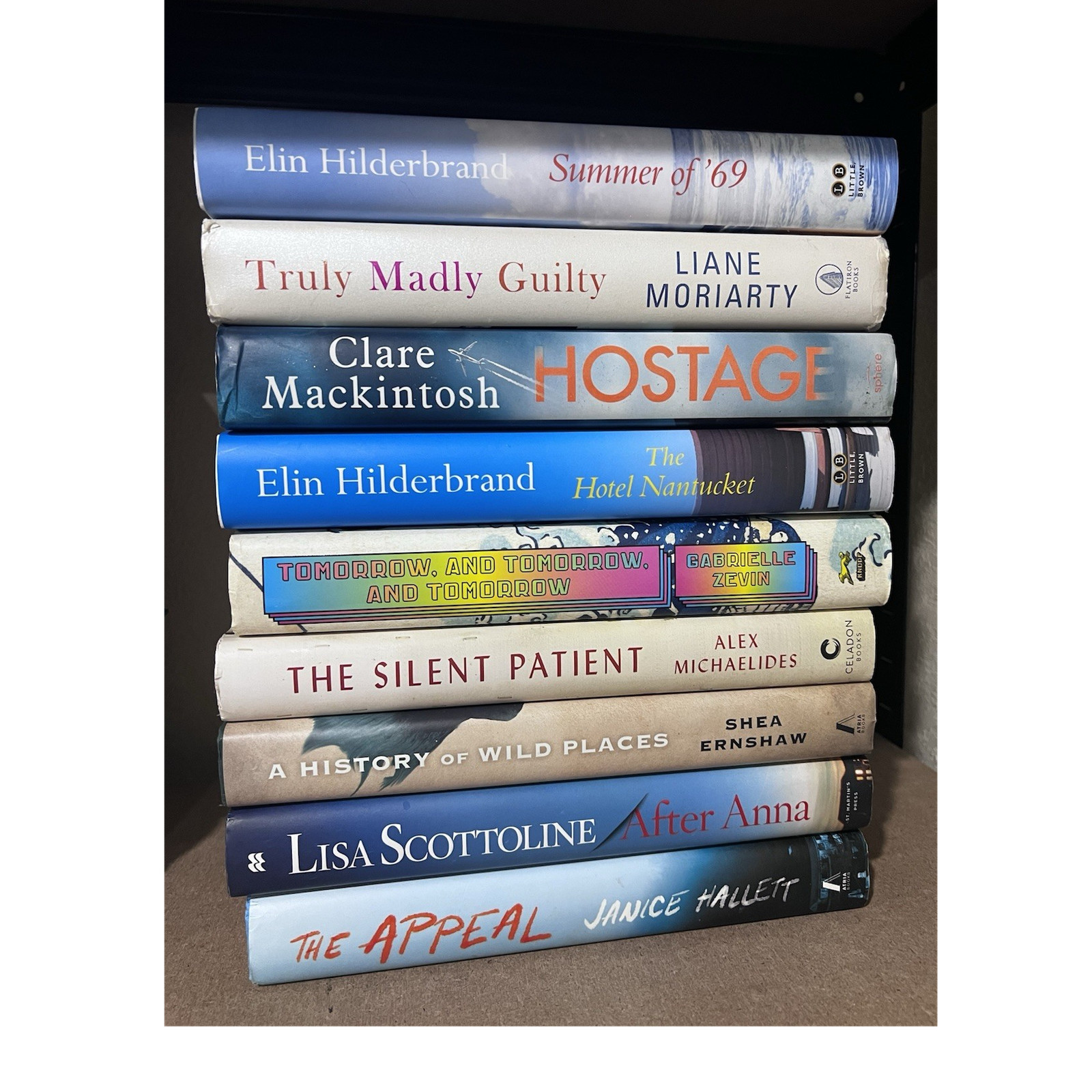 Elin Hilderbrand, Liane Moriarty hardcover fiction novels lot