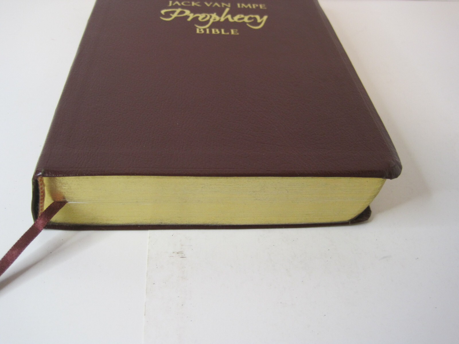 Jack Van Impe Prophecy Bible KJV Limited Special Edition Red Letter Ed. Burgandy
