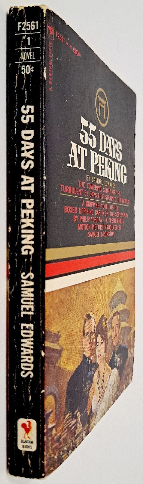 55 Days At Peking by Samuel Edwards ~ Bantam 1st Ed PB 1963 (Novelization)