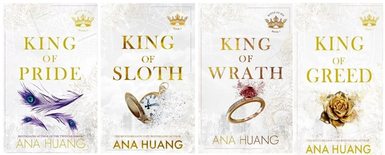 Kings of Sin Series 4 Books Collection Set by Ana Huang (King of Wrath, King of