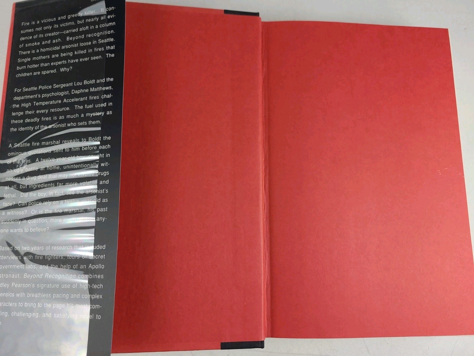 *SIGNED* Beyond Recognition by Ridley Pearson (1997, First Edition Hardcover)