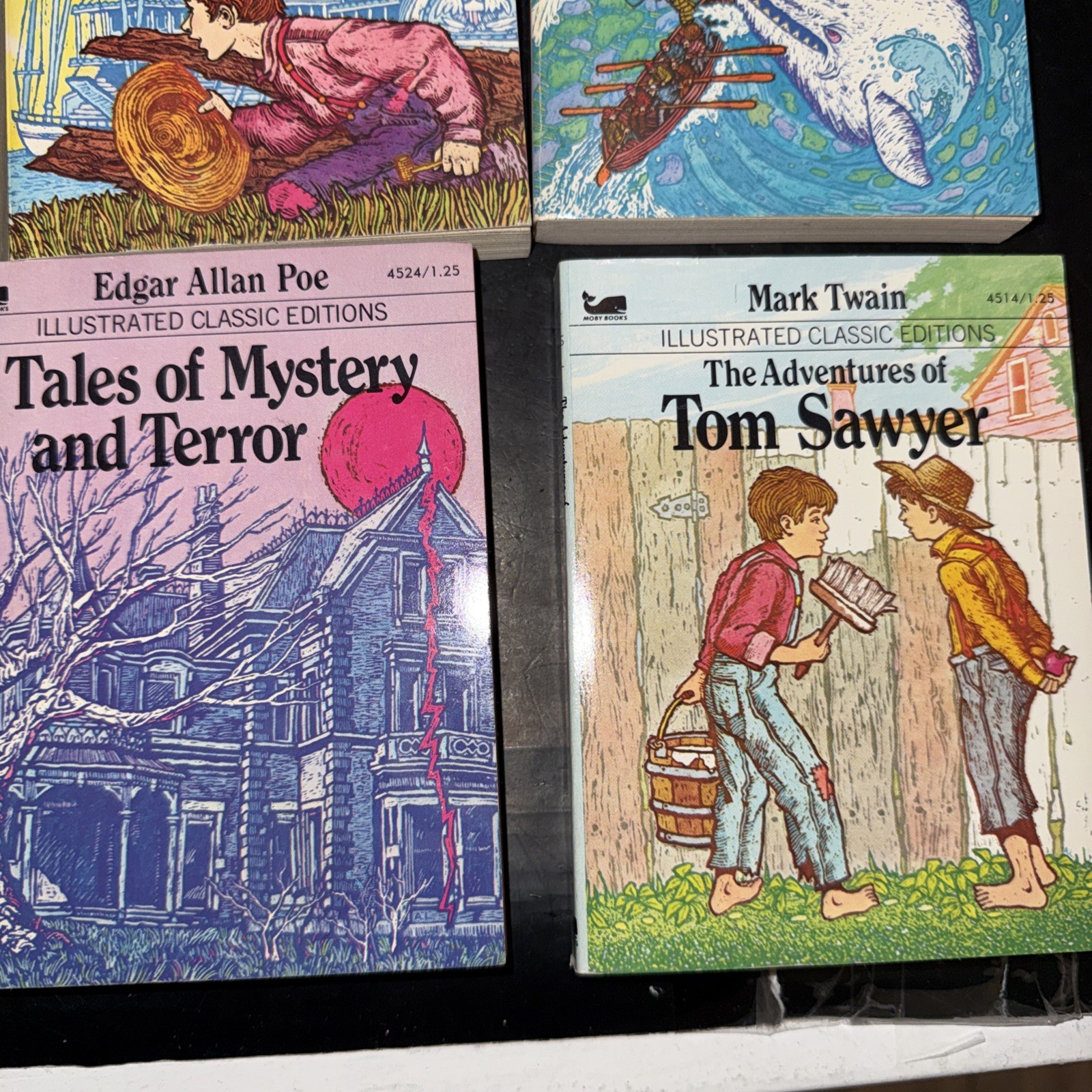 Vintage Set of 12 Illustrated Classic Editions Mini Paperbacks Books