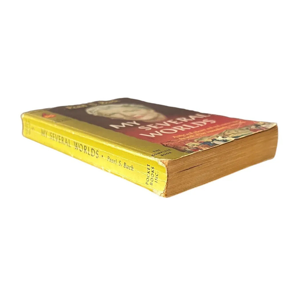 My Several Worlds Pearl S. Buck 1960 3rd Printing Pocket Books, Inc. Paperback