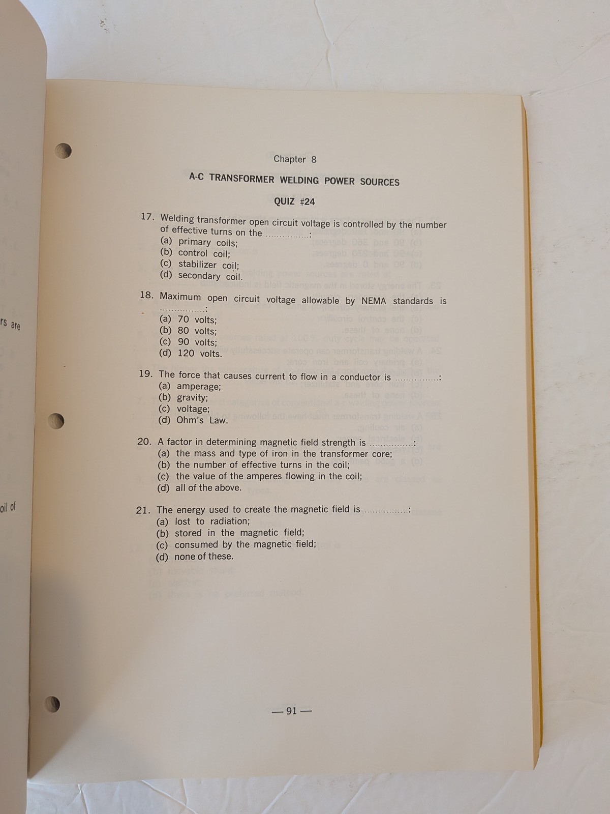 Welding Processes & Power Sources Study Guide Workbook 2nd Ed Edward R. Pierre 1