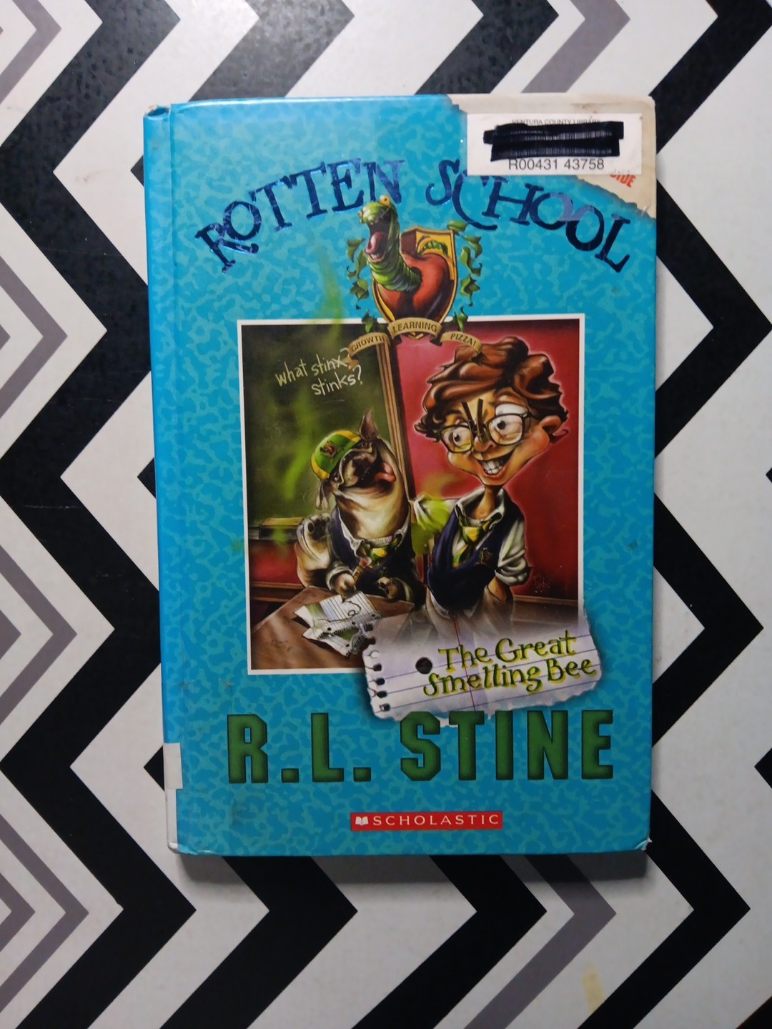 Lot Of 3 Rotten School Books RL Stine EX LIBRARY COPIES