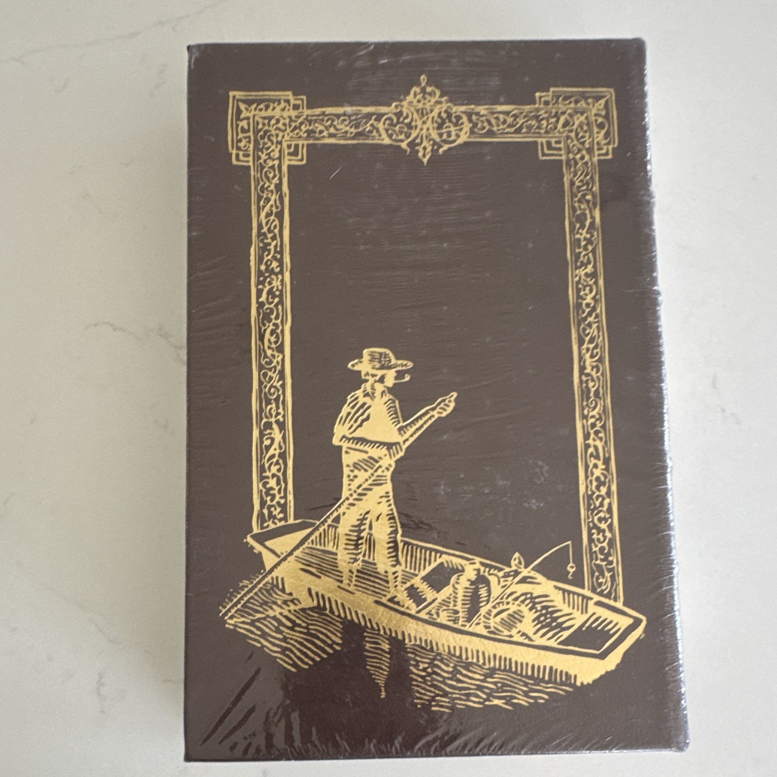 Adventures of Huckleberry Finn Hardcover Novel by Mark Twain. read description