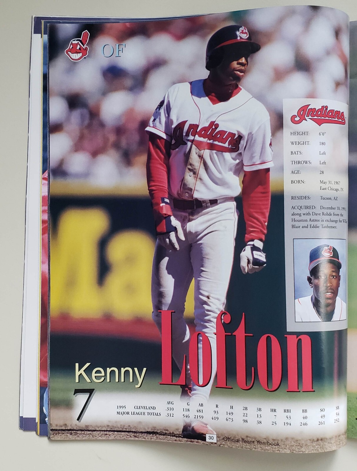 1996 Cleveland Indians (Guardians) Yearbook MLB Jacobs Field 72+ Pages MINT/NEW