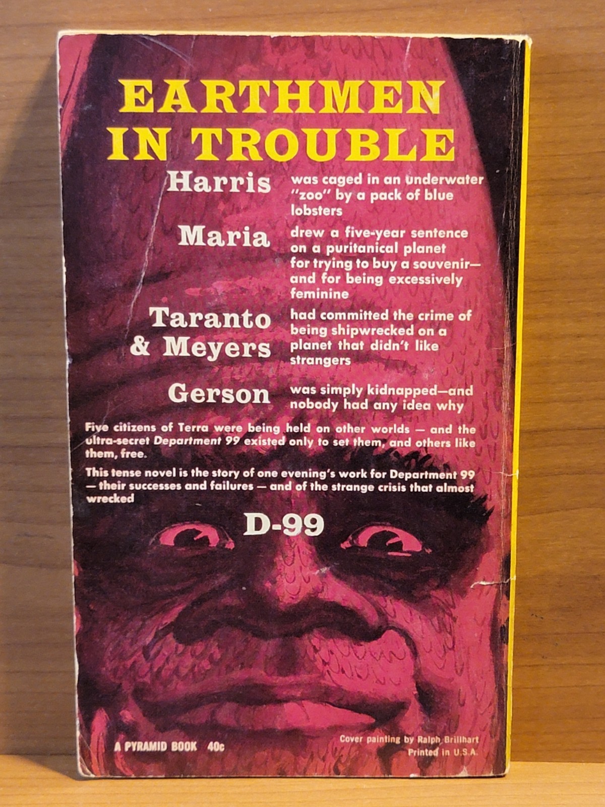 D-99 by H.B. Fyfe Pyramid F-794 1st Printing 1962