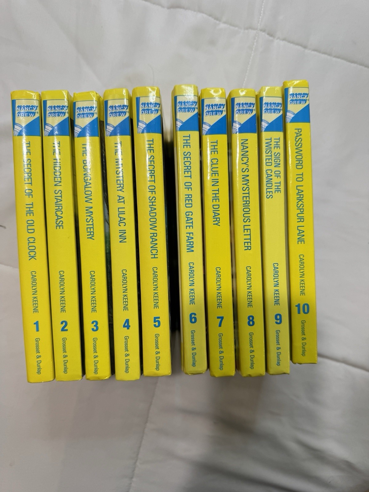 Nancy Drew Books 1-10 Set the Nancy Drew Mystery Stories Collection