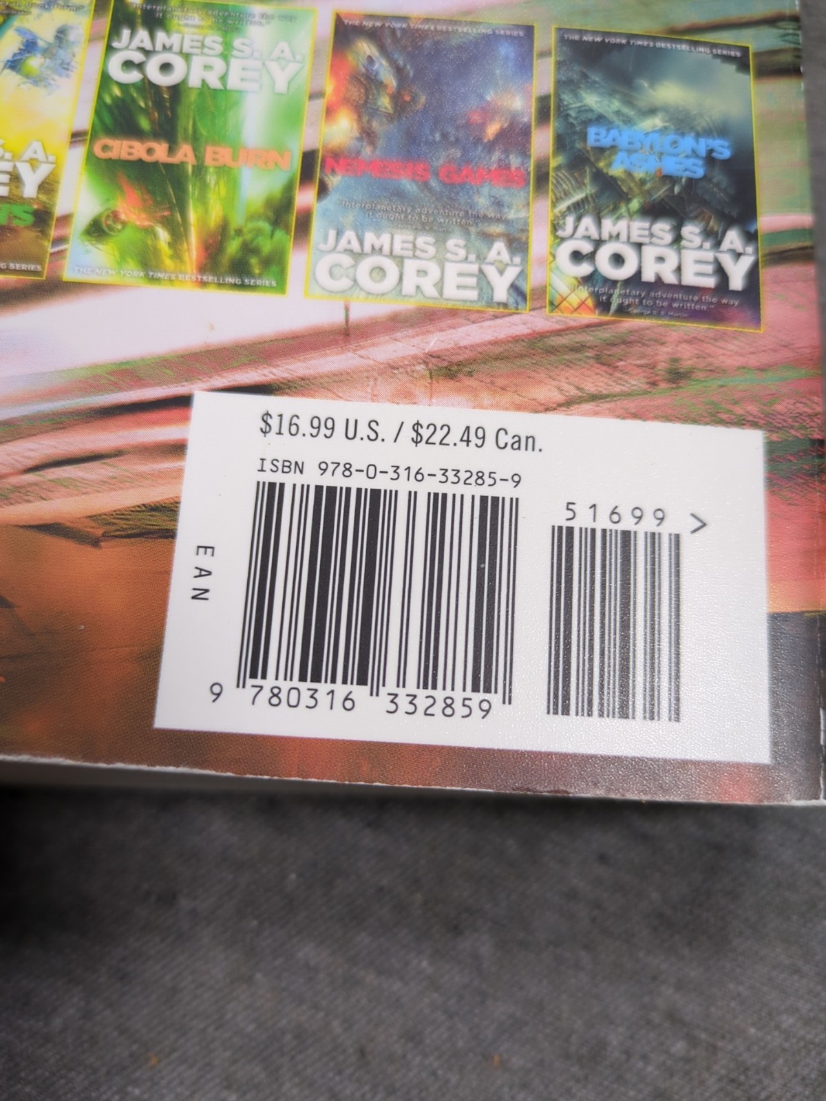 Persepolis Rising James S. A. Corey First Edition 1st Print Trade PB Expanse 7
