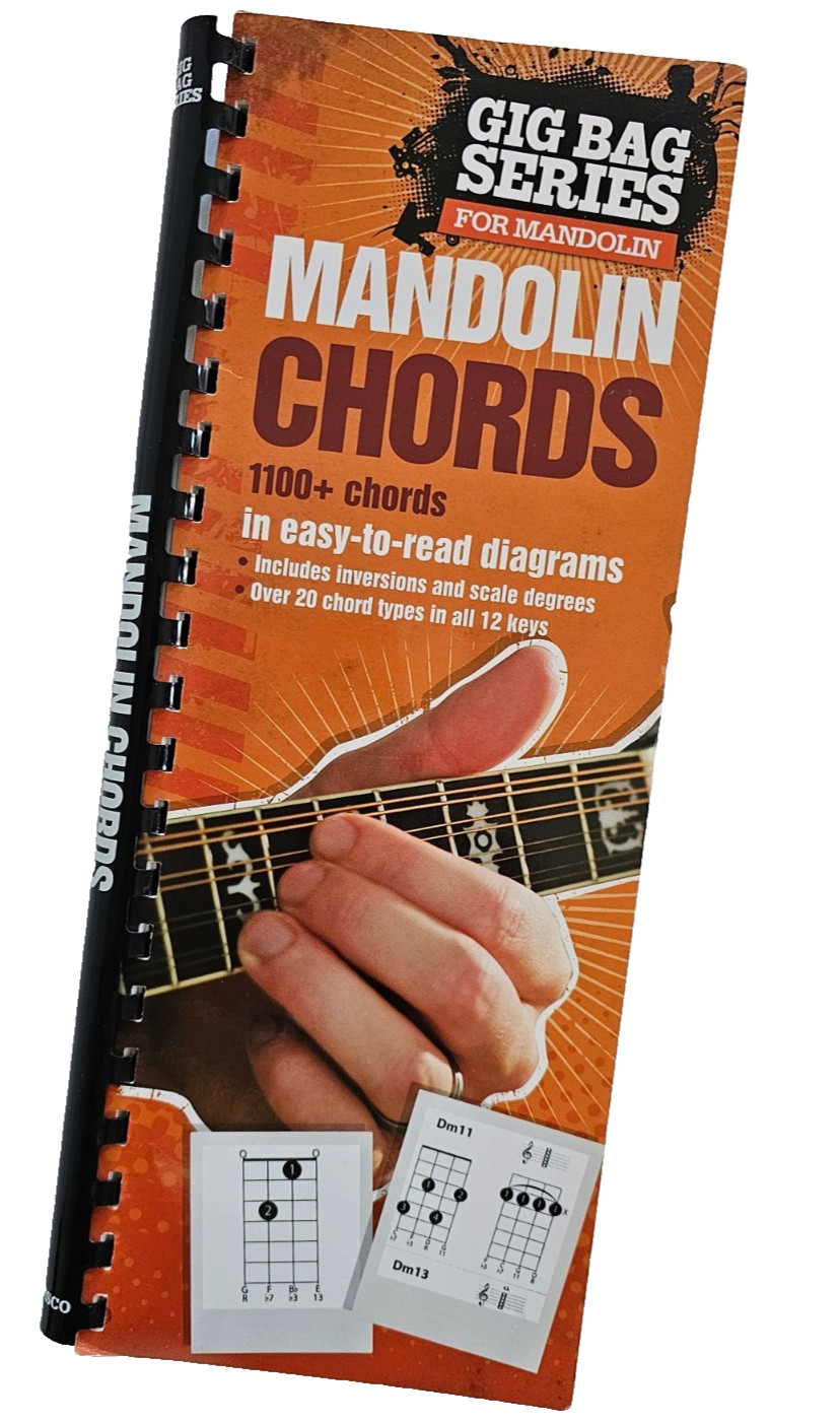 2004 MANDOLIN CHORDS Gig Bag Series 1100+ CHORD DIAGRAMS Music BLUEGRASS Amsco