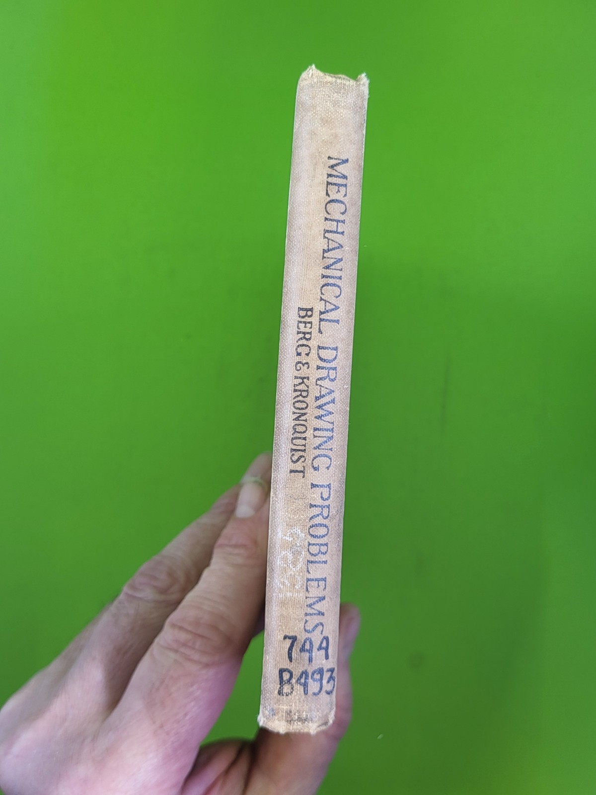 1927 Mechanical Drawing Problems Berg & Kronquist VTG Drafting Textbook