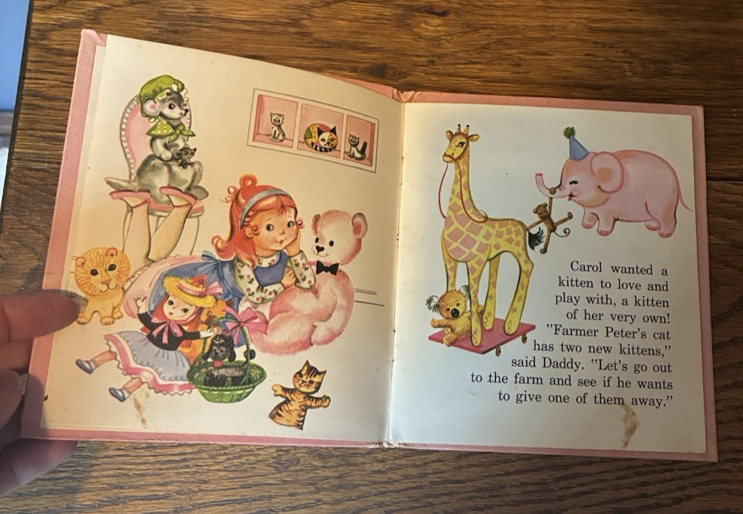 Whitman Tell A Tale Book Too Many Kittens by Mabel Watts – Vintage 1963