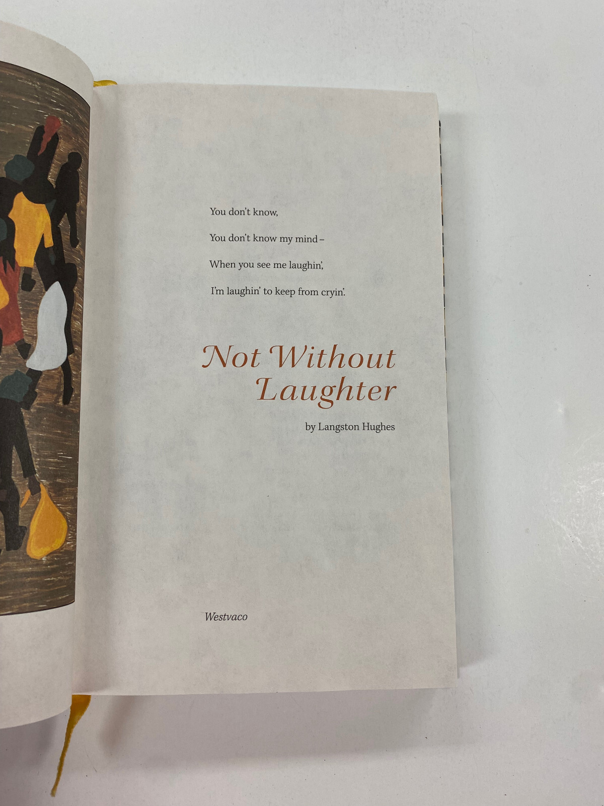 K5) Not Without Laughter by Langston Hughes Westvaco Christmas 1997 HC