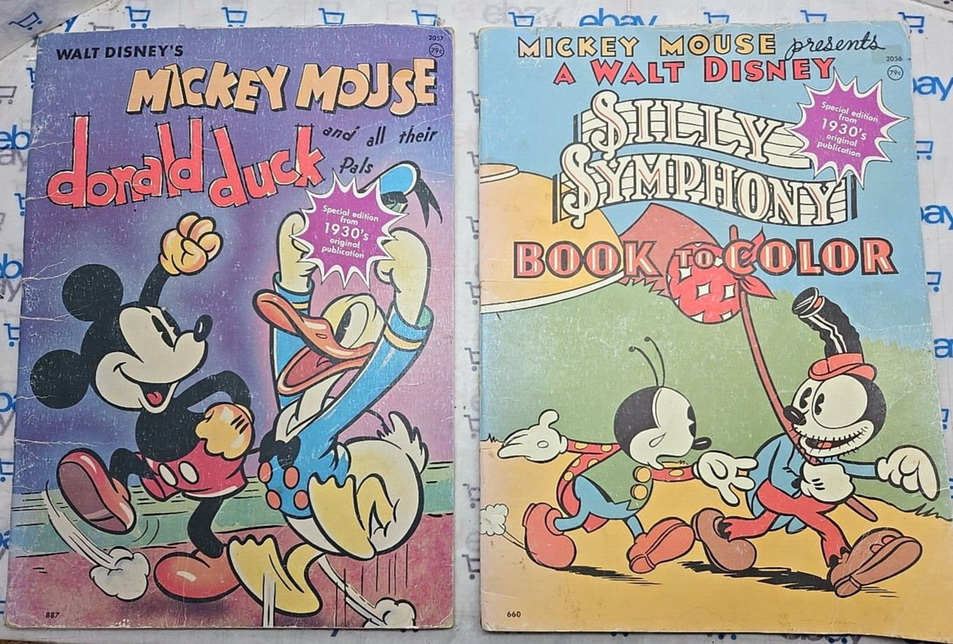 Walt Disney’s Mickey Mouse, Donald Duck & Pals | 1930s Vintage Children’s Book