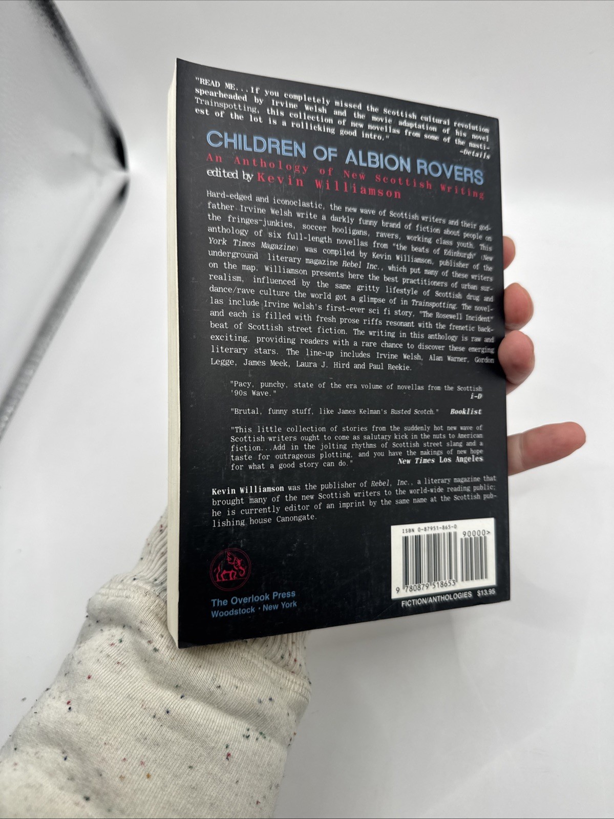 CHILDREN OF ALBION ROVERS: AN ANTHOLOGY OF NEW SCOTTISH By Kevin Williamson *VG*