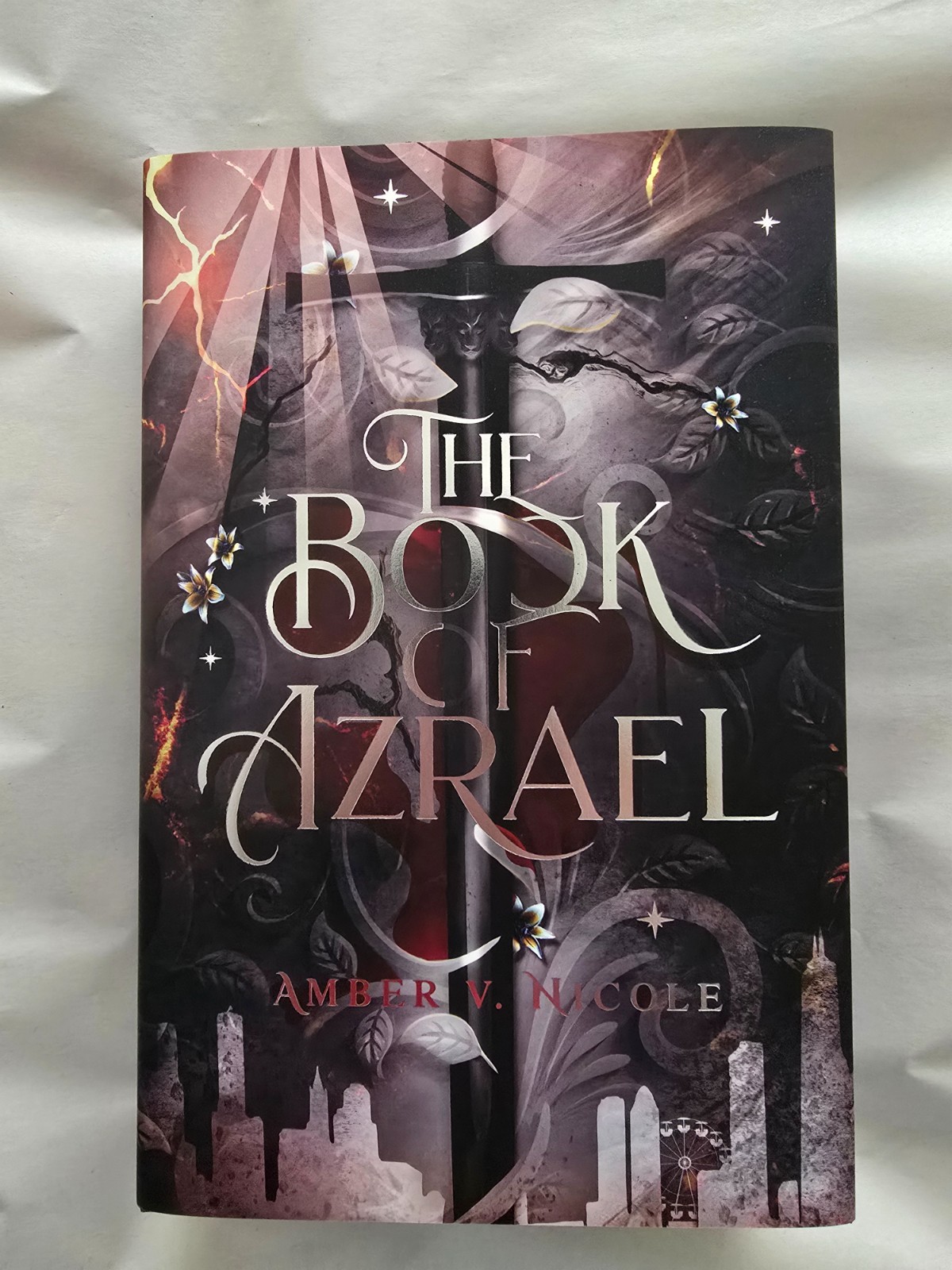 Lithaven Special Edition of The Book of Azrael with black sprayed edges
